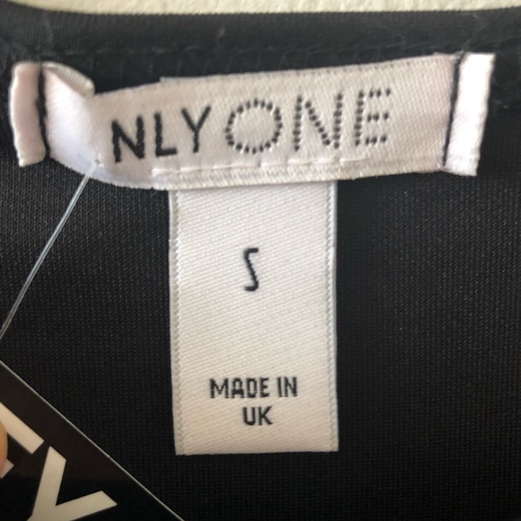 Nlyone Black Pattern mini dress size small - Picture 3 of 4